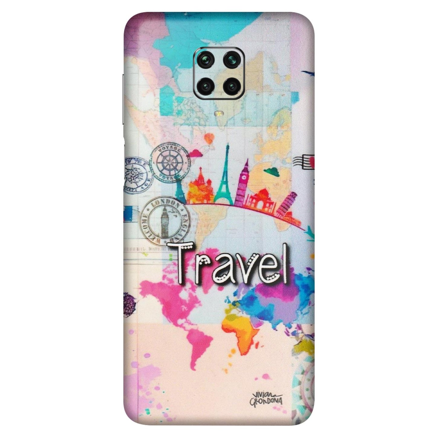 POCO Phone Skins (All Models) - Travel The Wonders - Matte Finish (M-108) Poco M2 PRO