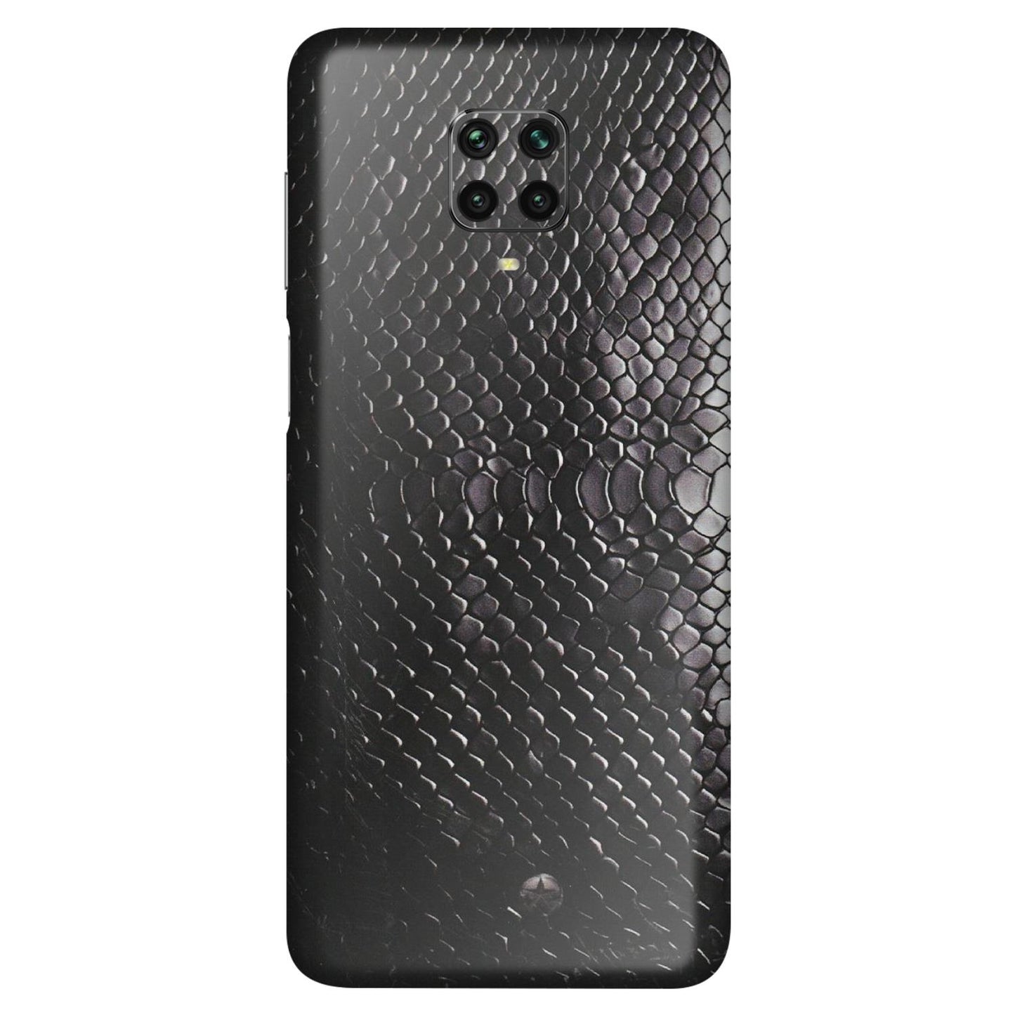 POCO Phone Skins (All Models) - Black Snack Leather - Matte Finish (M-147) Poco M2 PRO