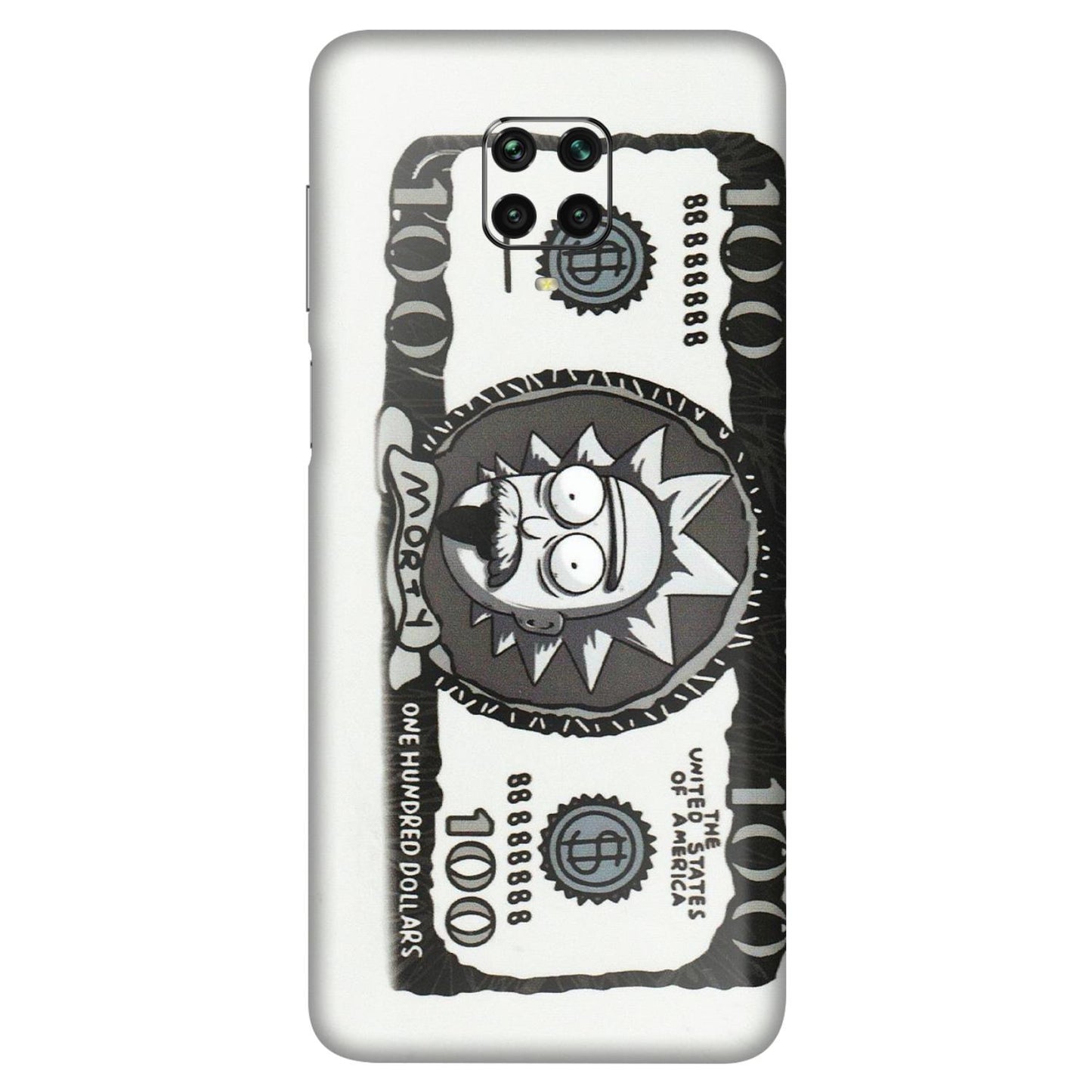 POCO Phone Skins (All Models) - Rick And Morty Hundred Dollar Anime - Matte Finish (M-161) Poco M2 PRO