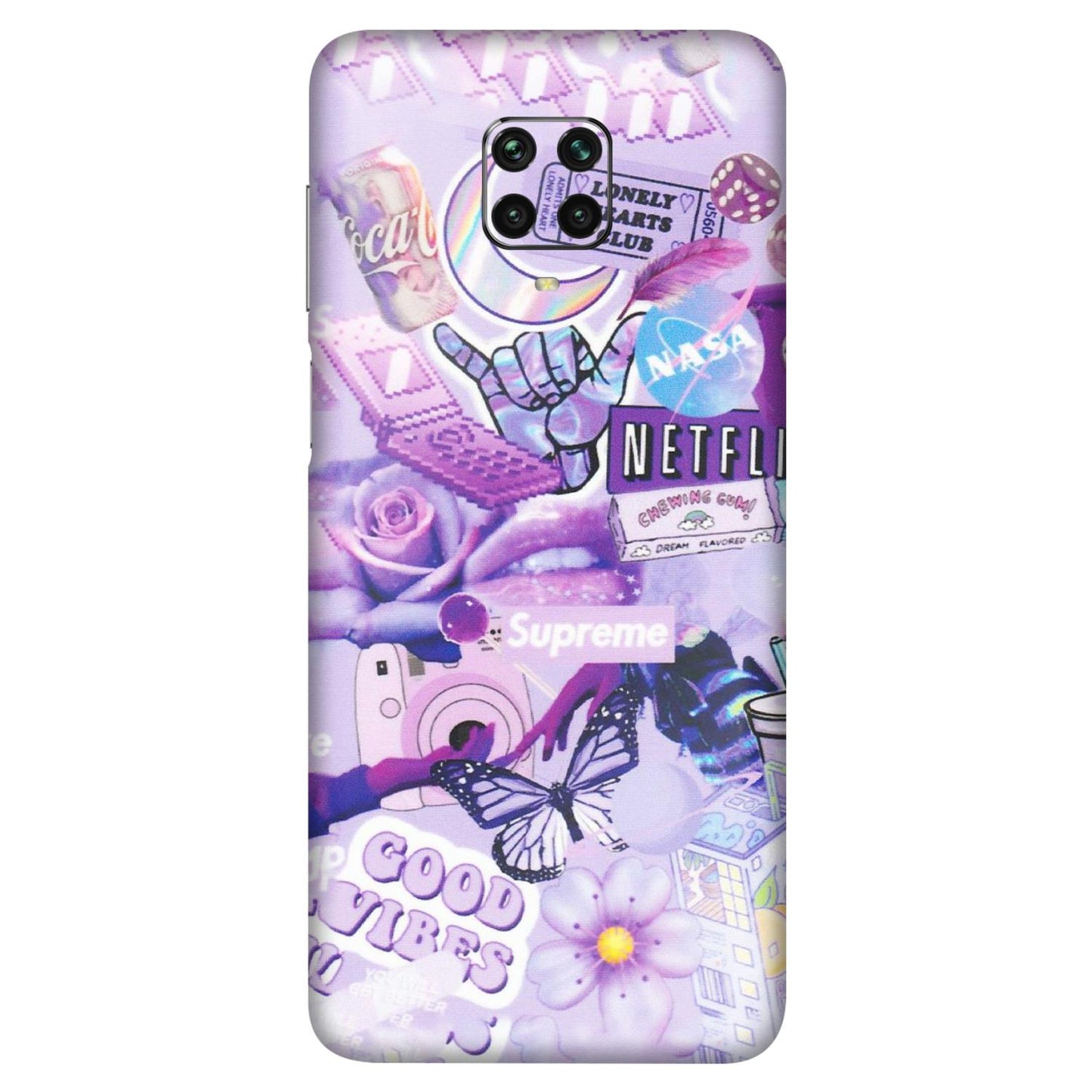 POCO Phone Skins (All Models) - Supreme Purple Magic - Matte Finish (M-88) Poco M2 PRO