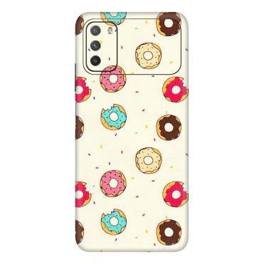 POCO Phone Skins (All Models) - Mini Donuts Doodle Art - 3D Embossed Finish (L-122) Poco M3