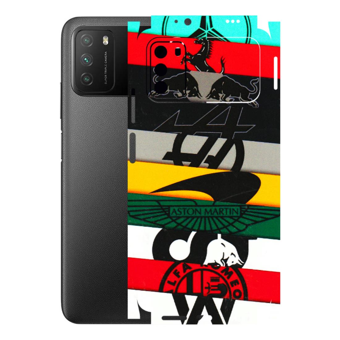 POCO Phone Skins (All Models) - Multi Designer Brands - 3D Embossed Finish (L-187) Poco M3