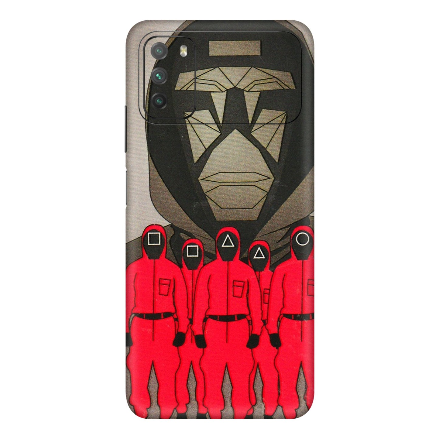 POCO Phone Skins (All Models) - Squid Game Hero - 3D Embossed Finish (L-245) Poco M3