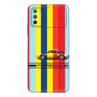 POCO Phone Skins (All Models) - Multicolour Porche - 3D Embossed Finish (L-39) Poco M3
