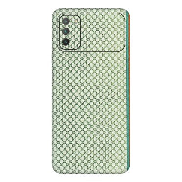 POCO Phone Skins (All Models) - Gucci Fabric Pattern - 3D Embossed Finish (L-73) Poco M3