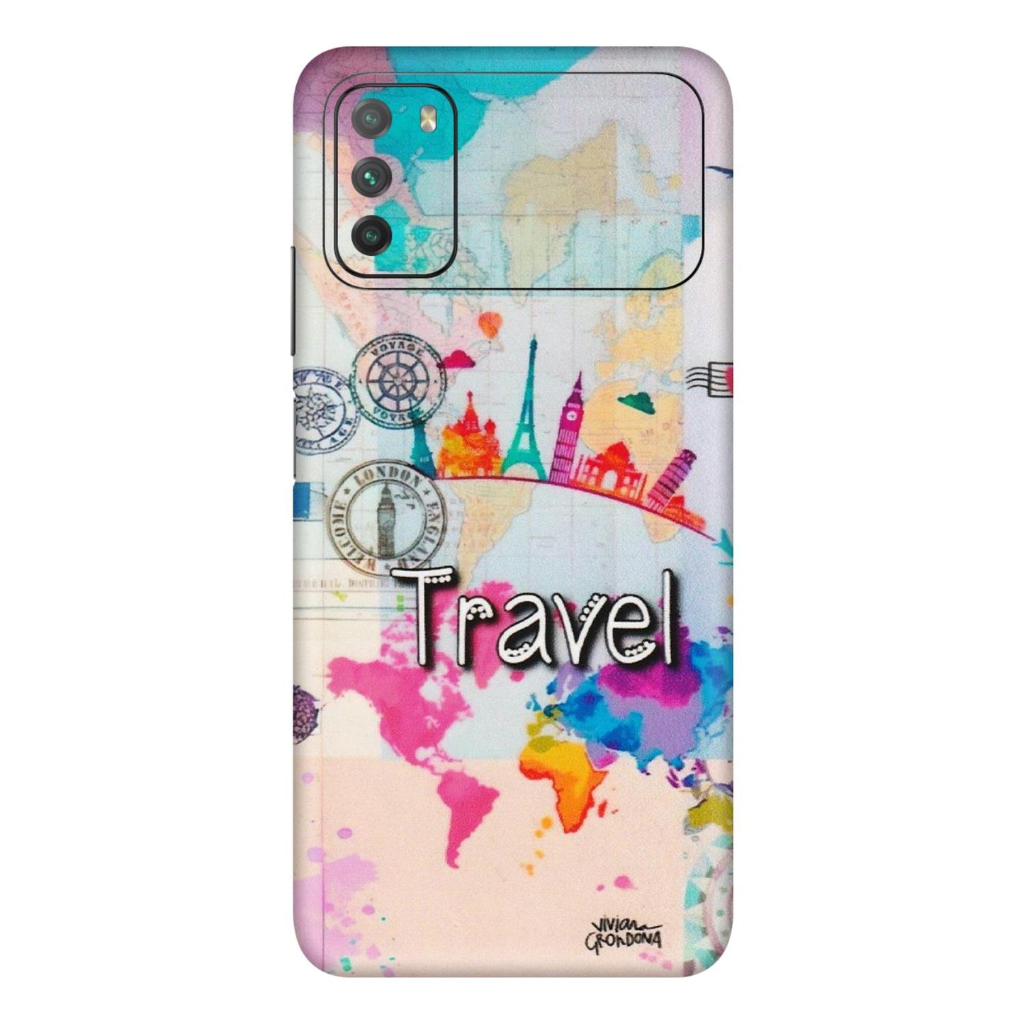 POCO Phone Skins (All Models) - Travel The Wonders - Matte Finish (M-108) Poco M3