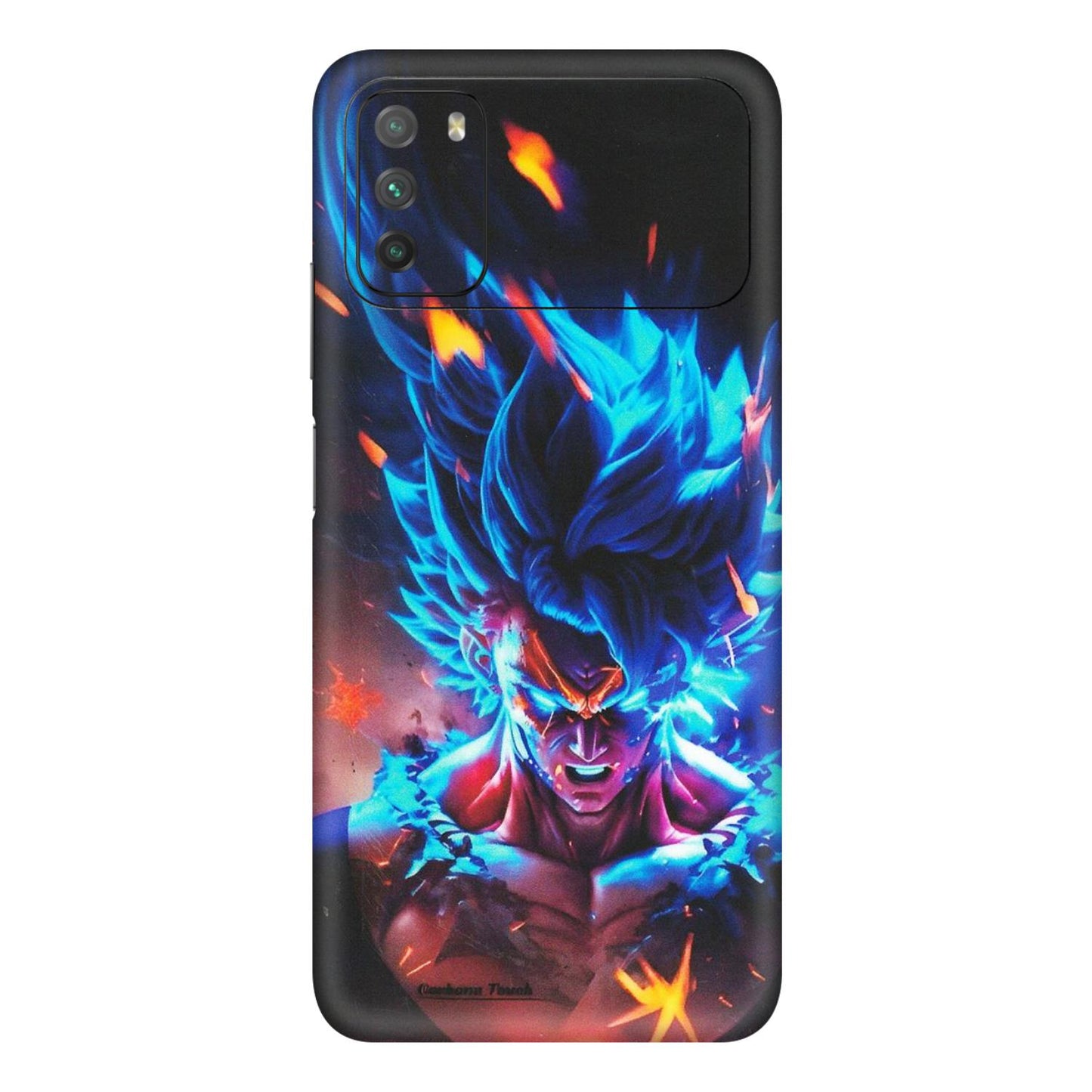 POCO Phone Skins (All Models) - Angry Goku Dragon Ball Anime - Matte Finish (M-150) Poco M3