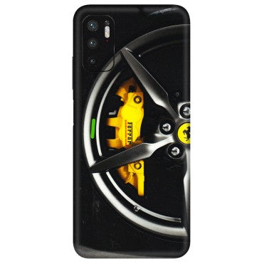 POCO Phone Skins (All Models) - Ferrari Wheel Alloy - 3D Embossed Finish (L-173) Poco M3 PRO (5G)