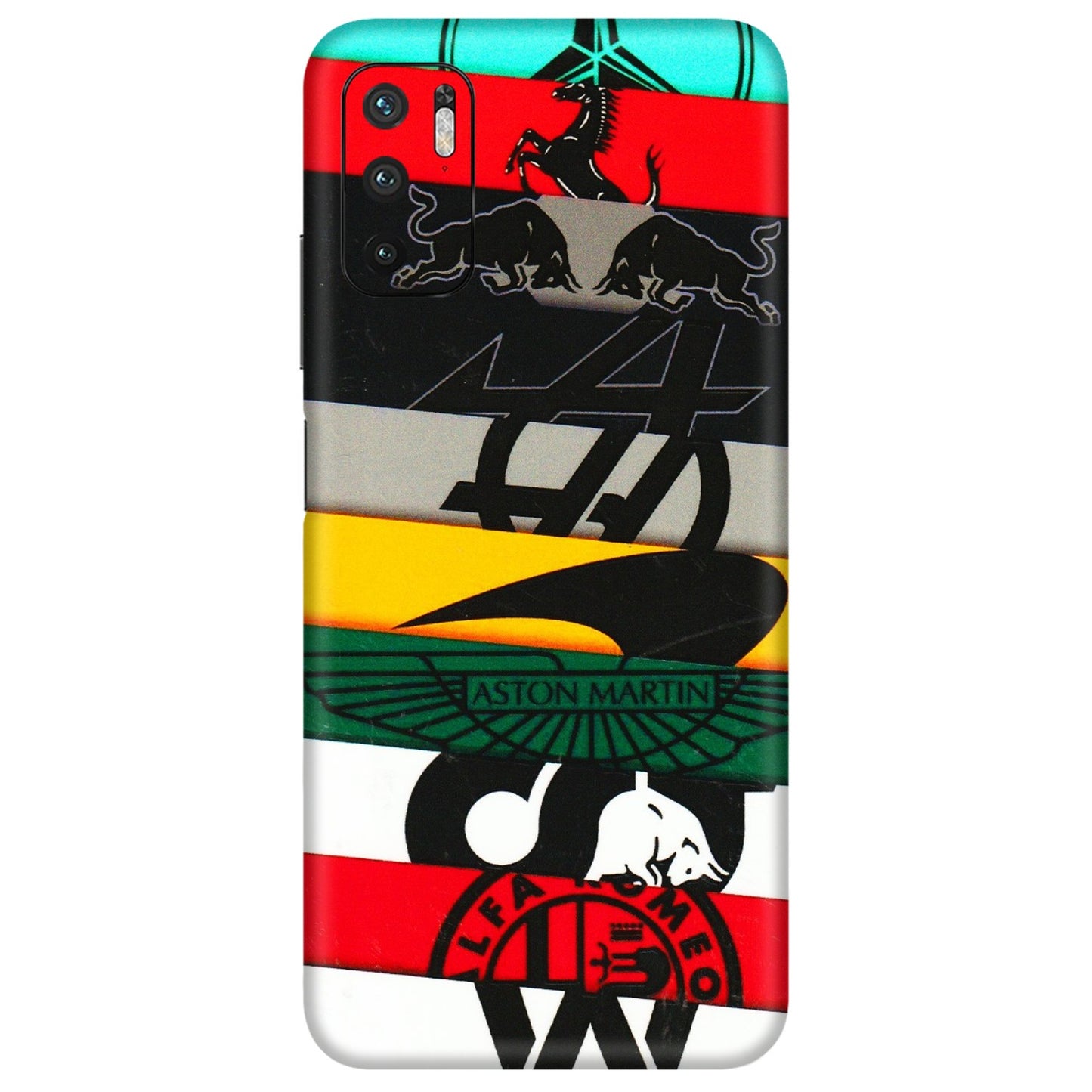 POCO Phone Skins (All Models) - Multi Designer Brands - 3D Embossed Finish (L-187) Poco M3 PRO (5G)