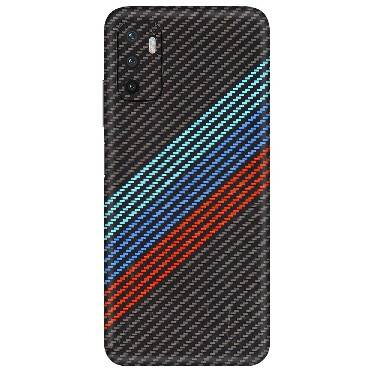 POCO Phone Skins (All Models) - Carbon BM - 3D Embossed Finish (L-302) Poco M3 PRO (5G)