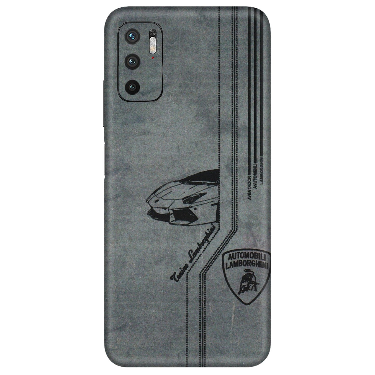 POCO Phone Skins (All Models) - New Lamborgini Aventador - 3D Embossed Finish (L-321) Poco M3 PRO (5G)