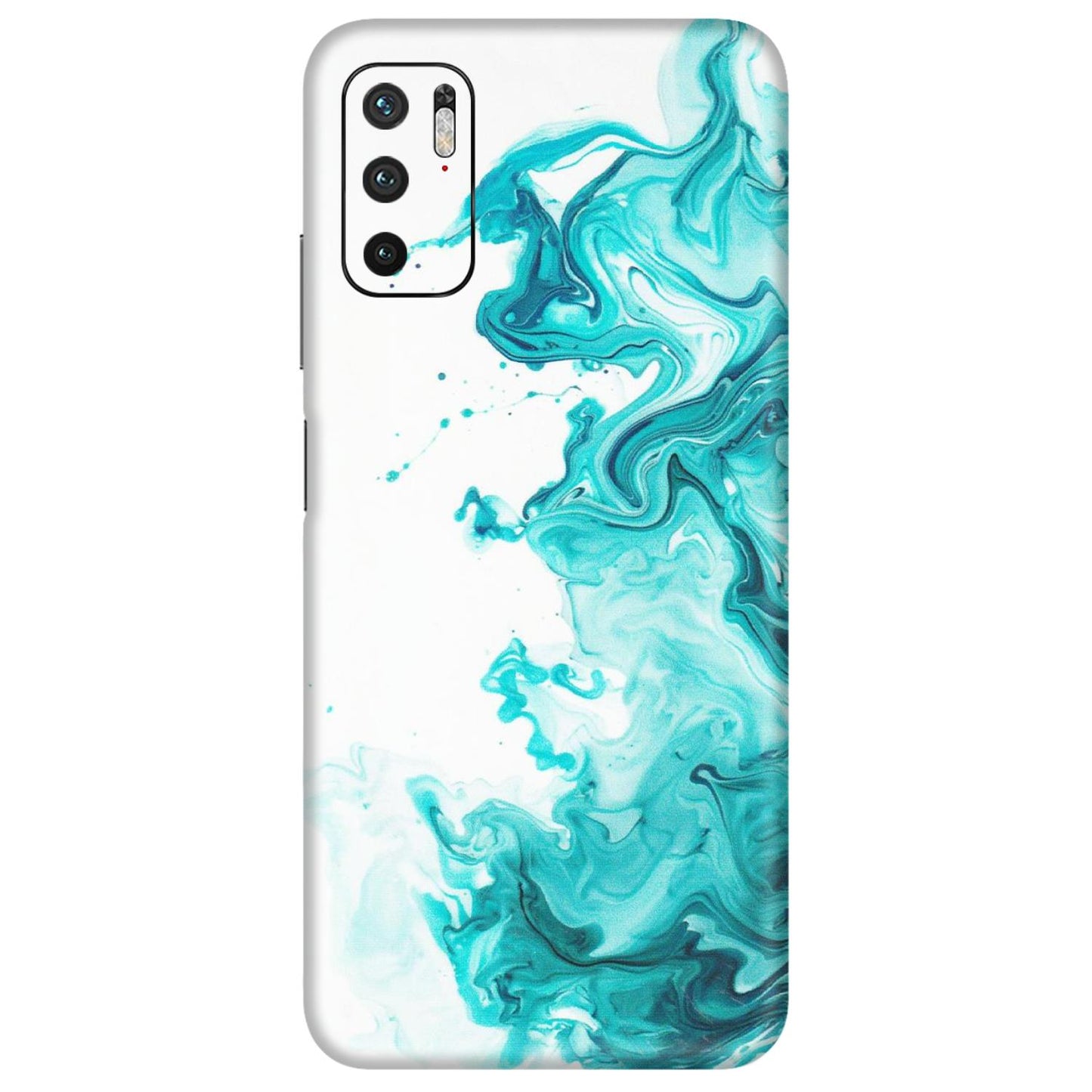 POCO Phone Skins (All Models) - Sky Blue Abstract Colour - Matte Finish (M-146) Poco M3 PRO (5G)