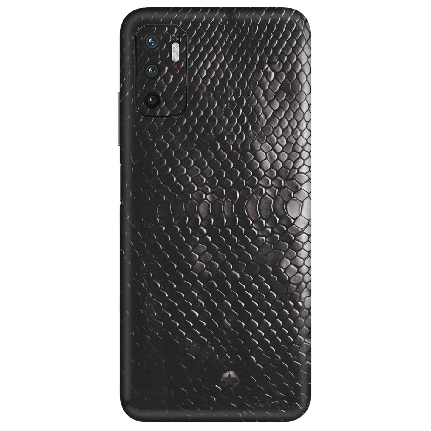 POCO Phone Skins (All Models) - Black Snack Leather - Matte Finish (M-147) Poco M3 PRO (5G)