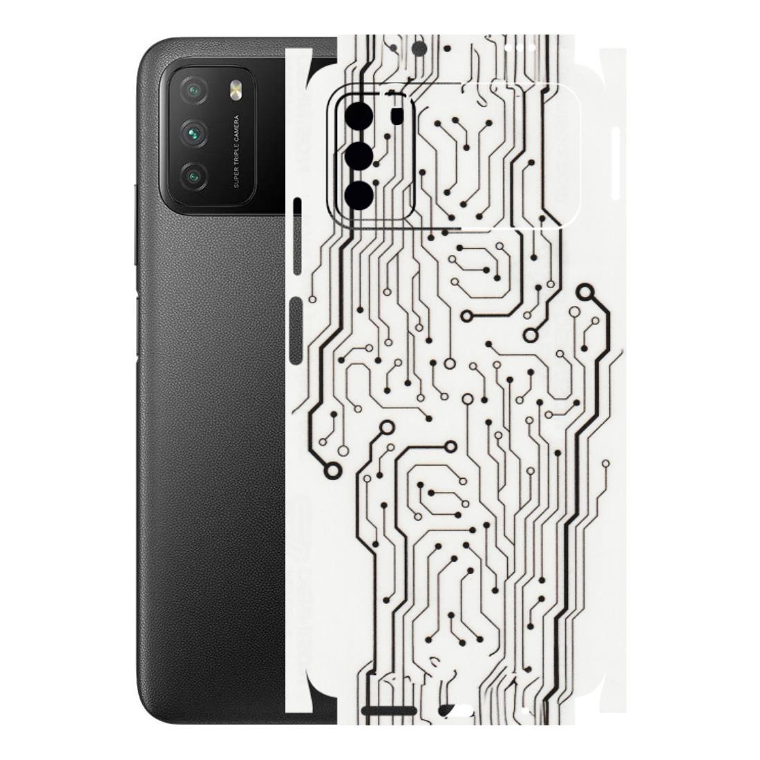 POCO Phone Skins (All Models) - Tech Circuits - Transparent Finish (T-03) Poco M3