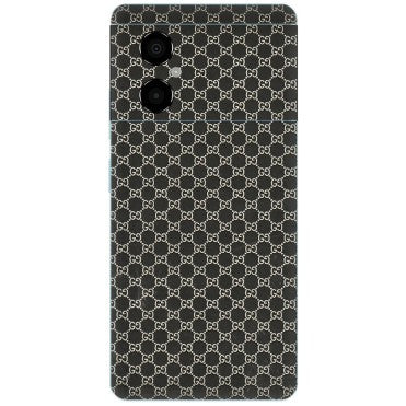 POCO Phone Skins (All Models) - Black G Print - 3D Embossed Finish (L-109) Poco M4 (5G)