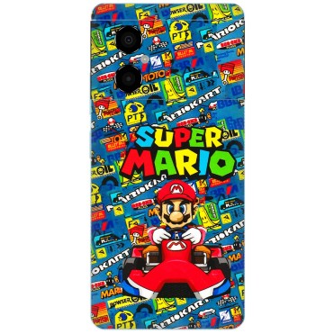 POCO Phone Skins (All Models) - Super Mario Kart - 3D Embossed Finish (L-140) Poco M4 (5G)