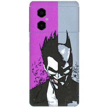POCO Phone Skins (All Models) - Batman & Joker - 3D Embossed Finish (L-143) Poco M4 (5G)