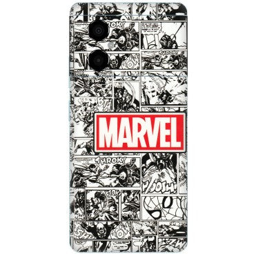 POCO Phone Skins (All Models) - Marvel Comic - 3D Embossed Finish (L-171) Poco M4 (5G)