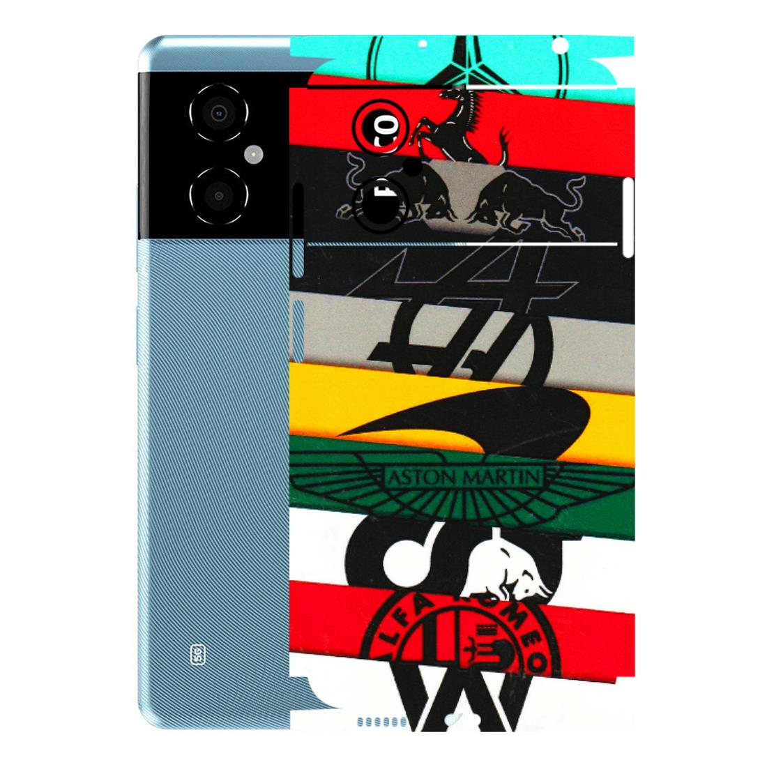 POCO Phone Skins (All Models) - Multi Designer Brands - 3D Embossed Finish (L-187) Poco M4 (5G)