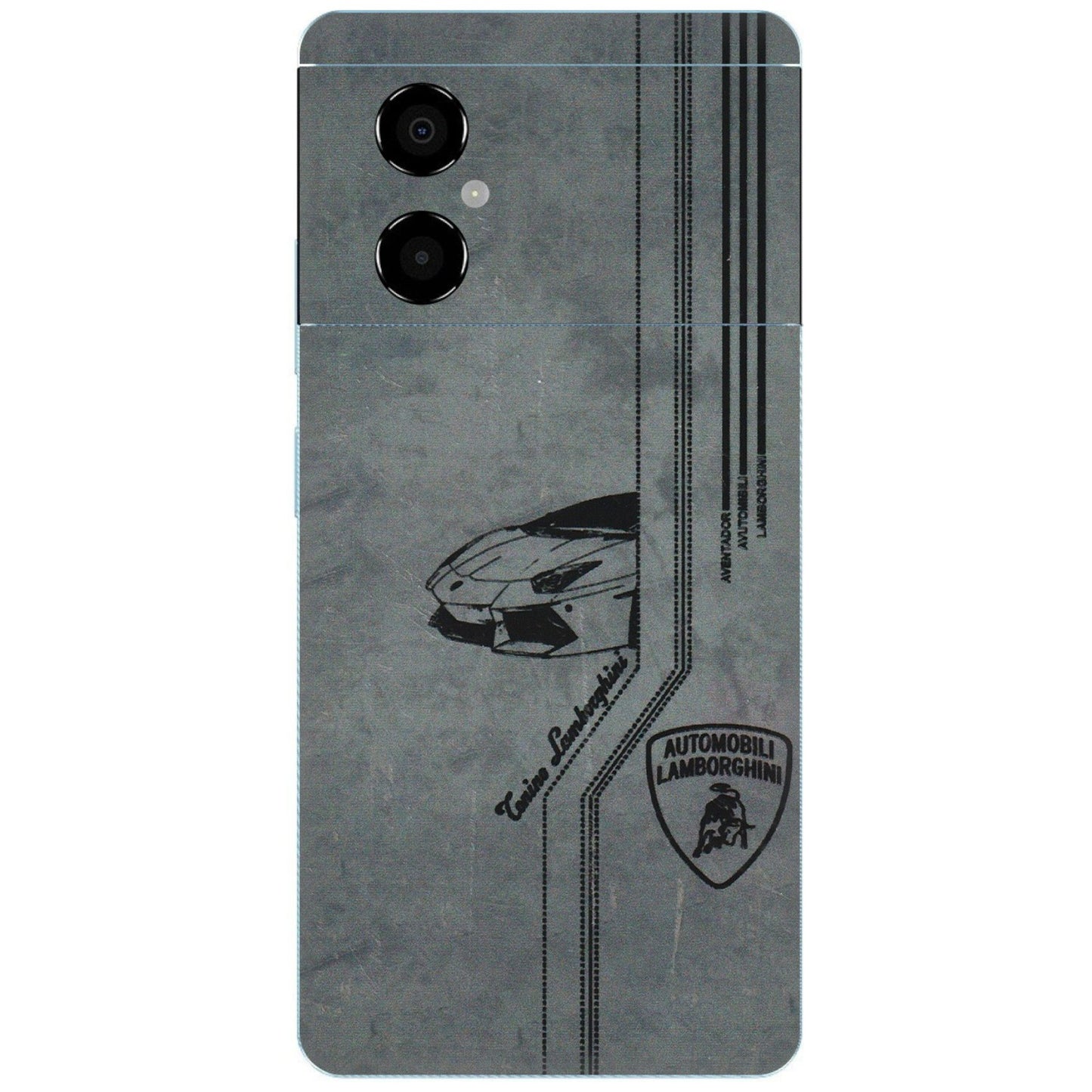 POCO Phone Skins (All Models) - New Lamborgini Aventador - 3D Embossed Finish (L-321) Poco M4 (5G)