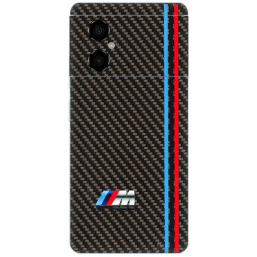 POCO Phone Skins (All Models) - BM Carbon Fiber Feels - 3D Embossed Finish (L-38) Poco M4 (5G)