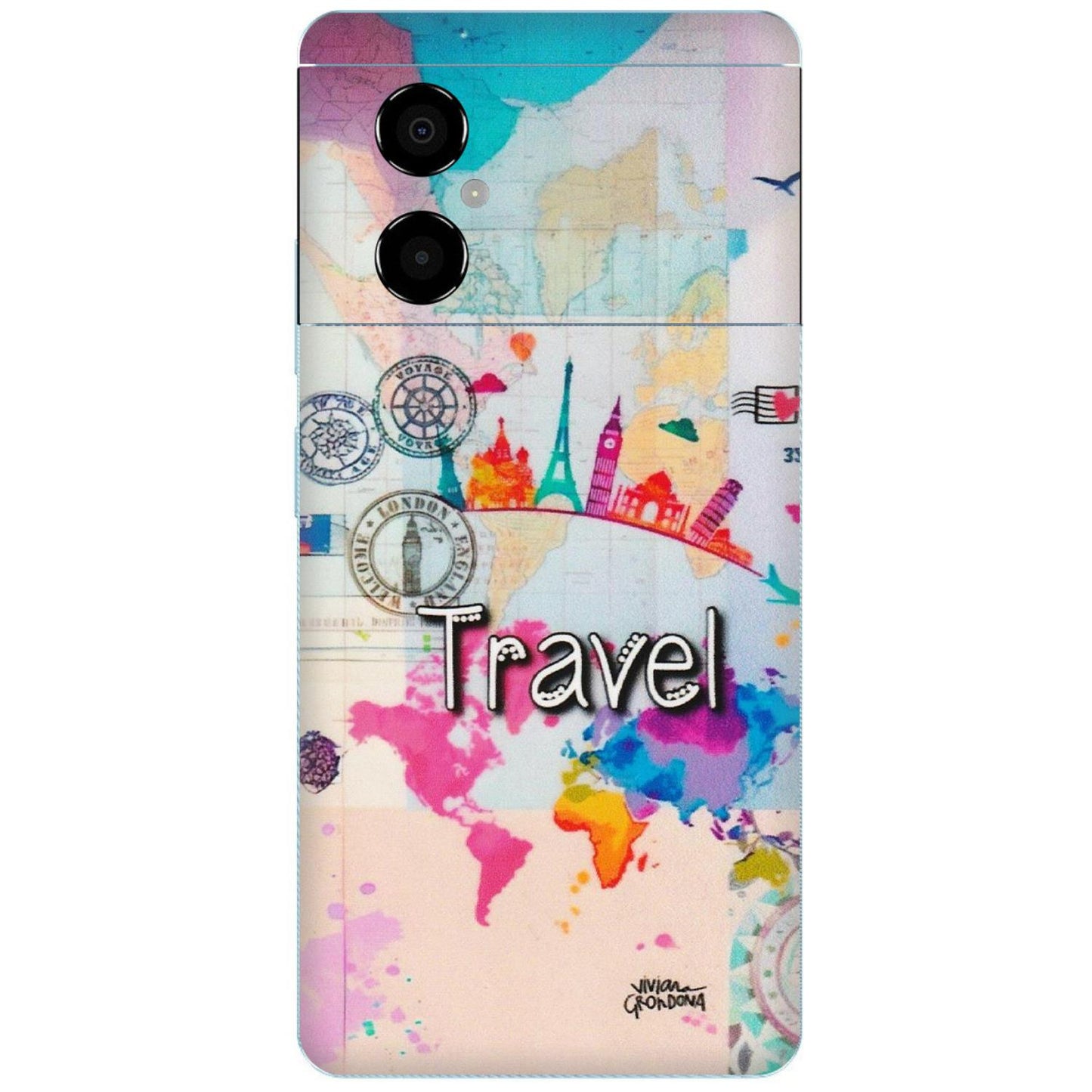 POCO Phone Skins (All Models) - Travel The Wonders - Matte Finish (M-108) Poco M4 (5G)