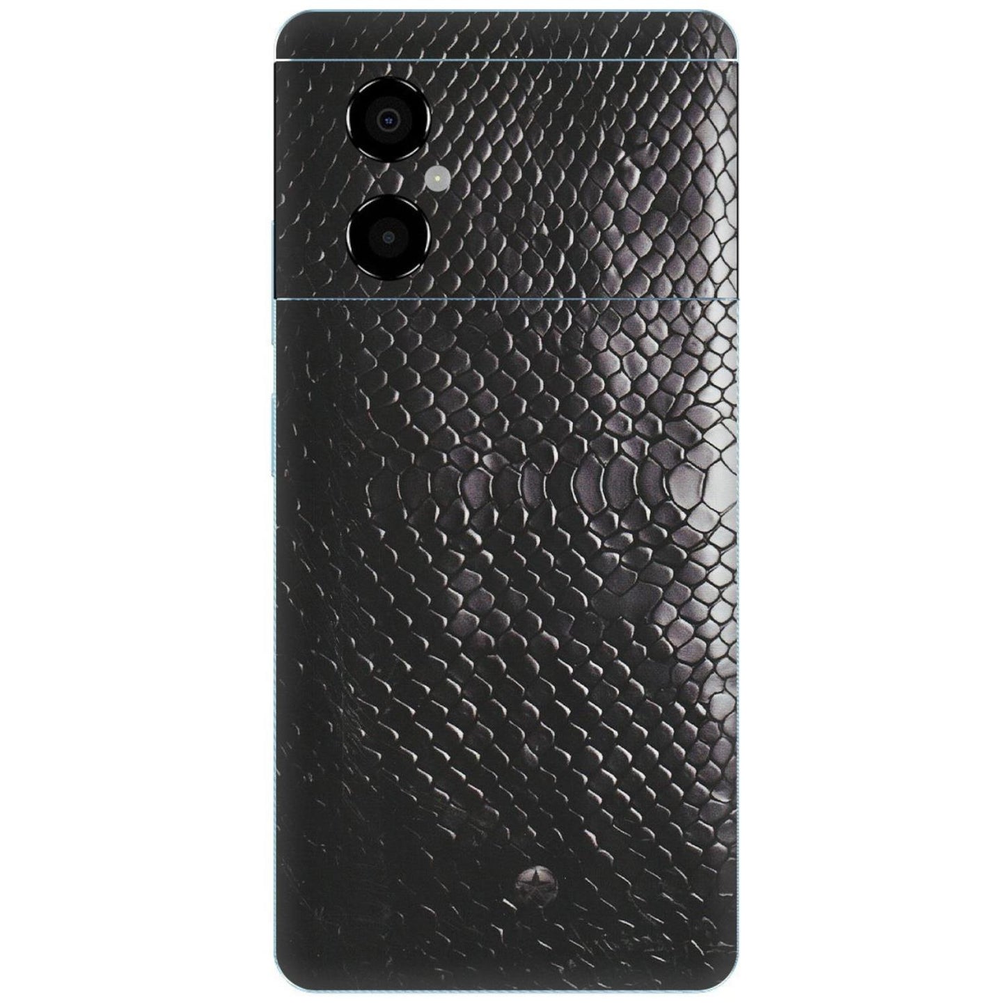 POCO Phone Skins (All Models) - Black Snack Leather - Matte Finish (M-147) Poco M4 (5G)