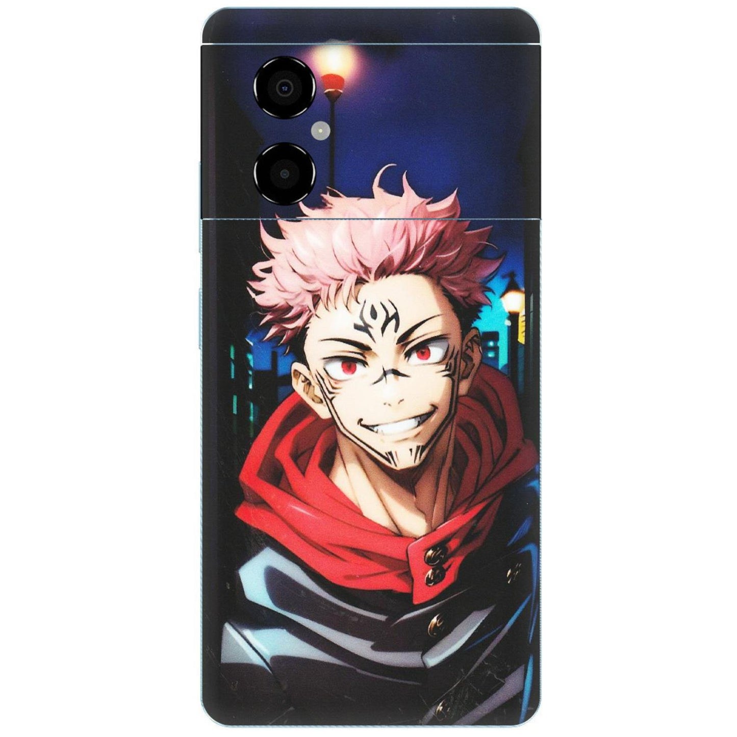 POCO Phone Skins (All Models) - Yuji Itadori Funny Face Anime - Matte Finish (M-152) Poco M4 (5G)
