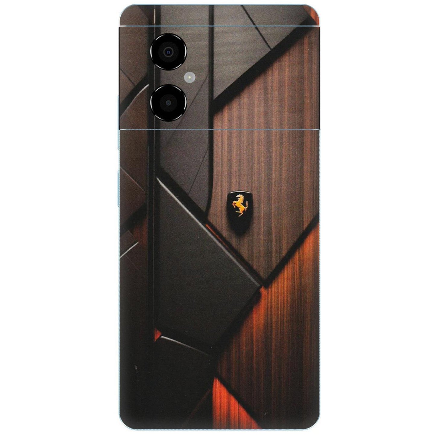 POCO Phone Skins (All Models) - Lambo Beauty Wood Pattern Sober - Matte Finish (M-51) Poco M4 (5G)