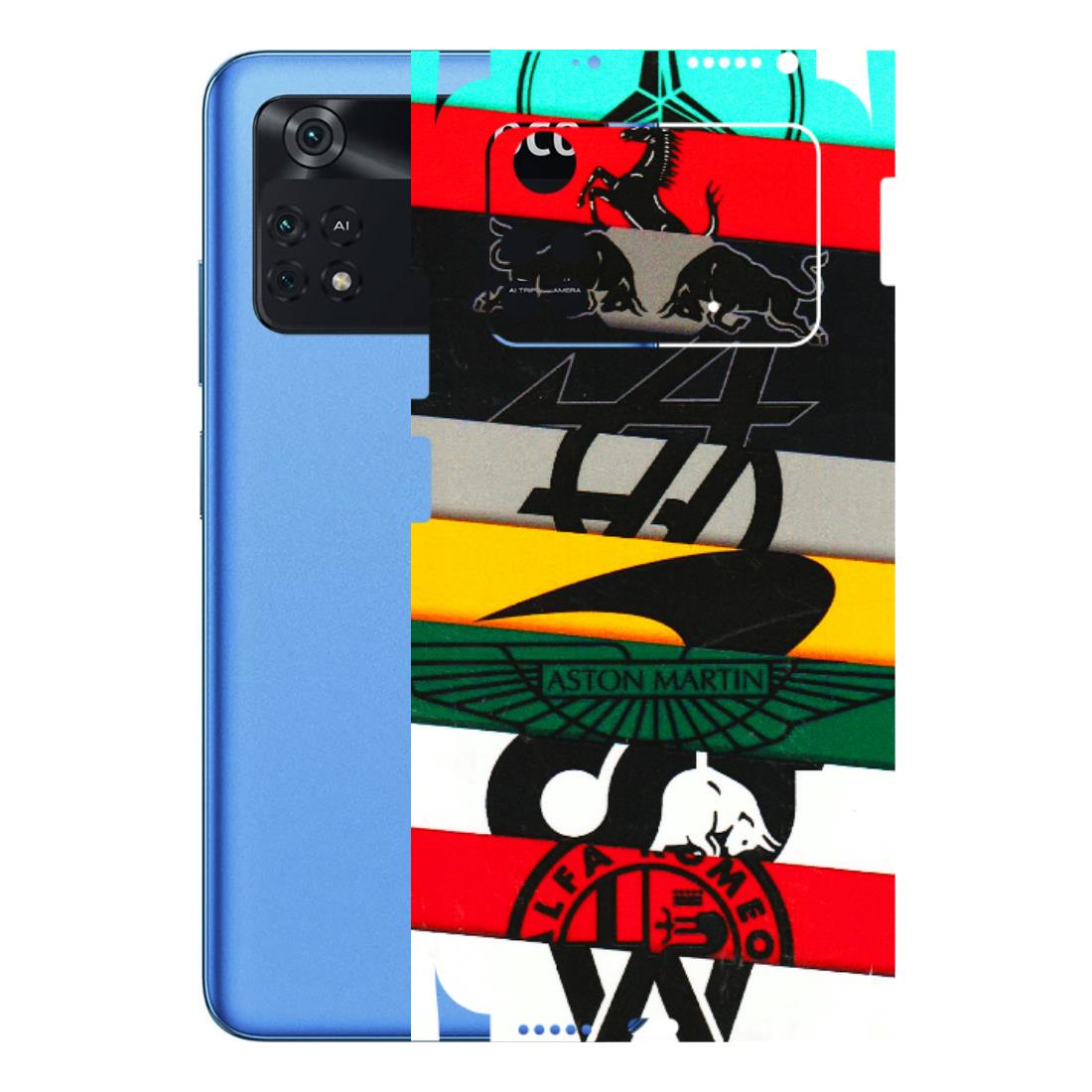 POCO Phone Skins (All Models) - Multi Designer Brands - 3D Embossed Finish (L-187) Poco M4 PRO 4G