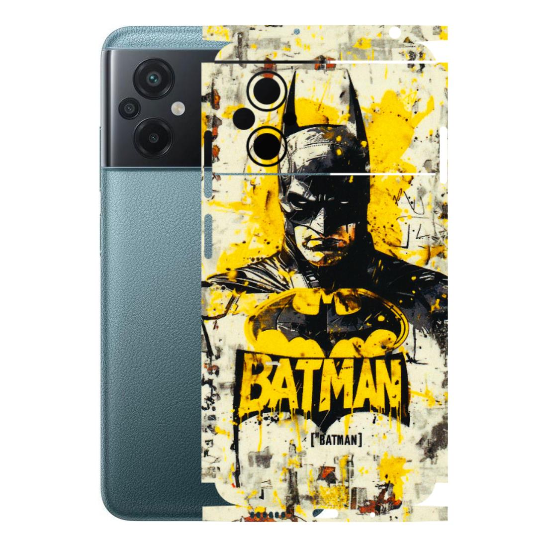 POCO Phone Skins (All Models) - Batman Yellow BT - 3D Embossed Finish (L-304) Poco M5