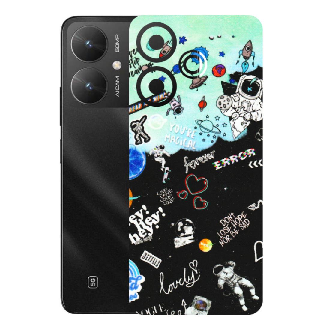 POCO Phone Skins (All Models) - Living In A Space Dream - Matte Finish (M-46) Poco M6