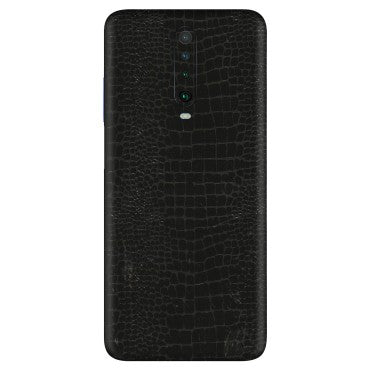 POCO Phone Skins (All Models) - Snake Leather Black - 3D Embossed Finish (L-107) Poco X2