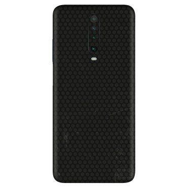 POCO Phone Skins (All Models) - Black honeycomb - 3D Embossed Finish (L-114) Poco X2