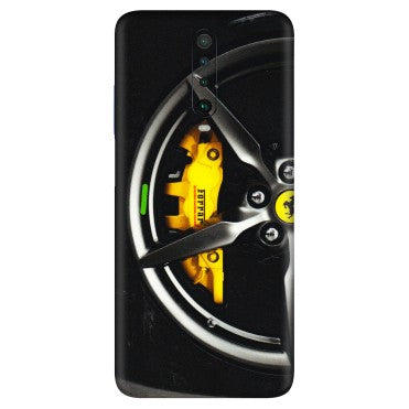 POCO Phone Skins (All Models) - Ferrari Wheel Alloy - 3D Embossed Finish (L-173) Poco X2