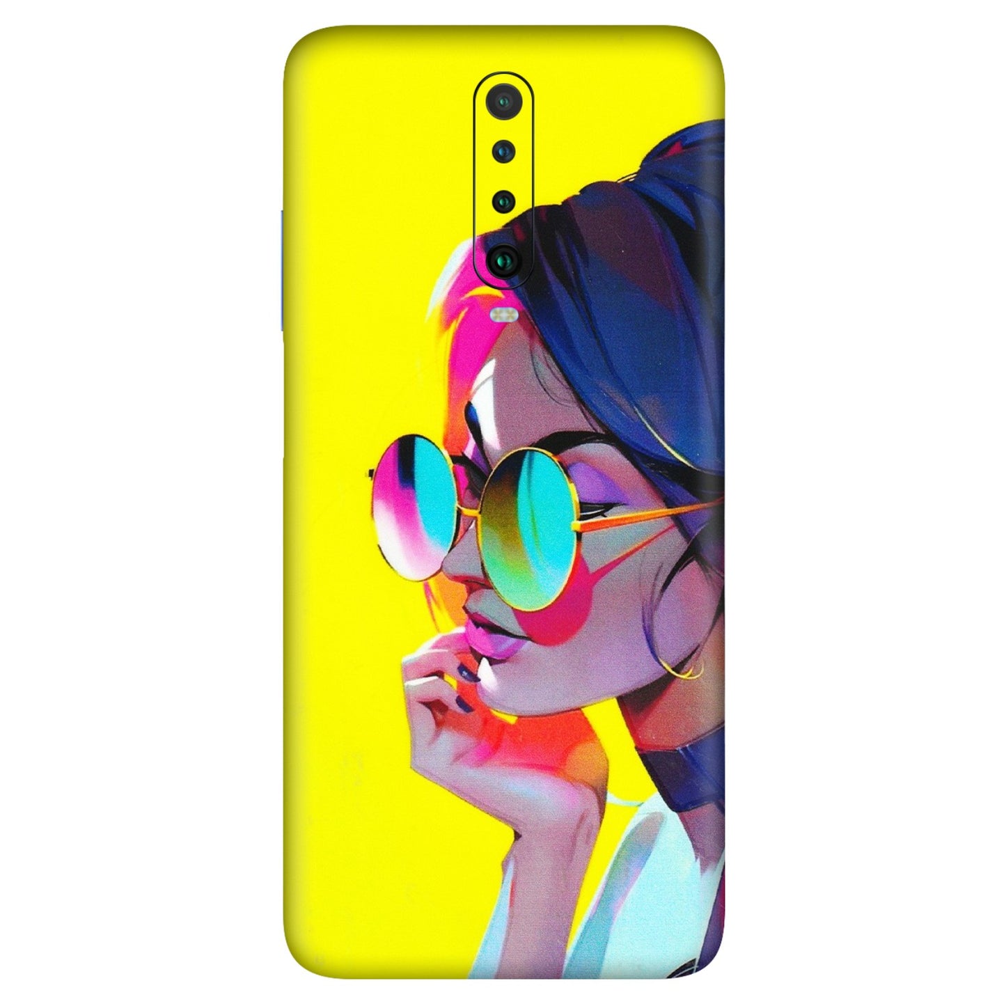 POCO Phone Skins (All Models) - Bold Stylish Girl - 3D Embossed Finish (L-222) Poco X2