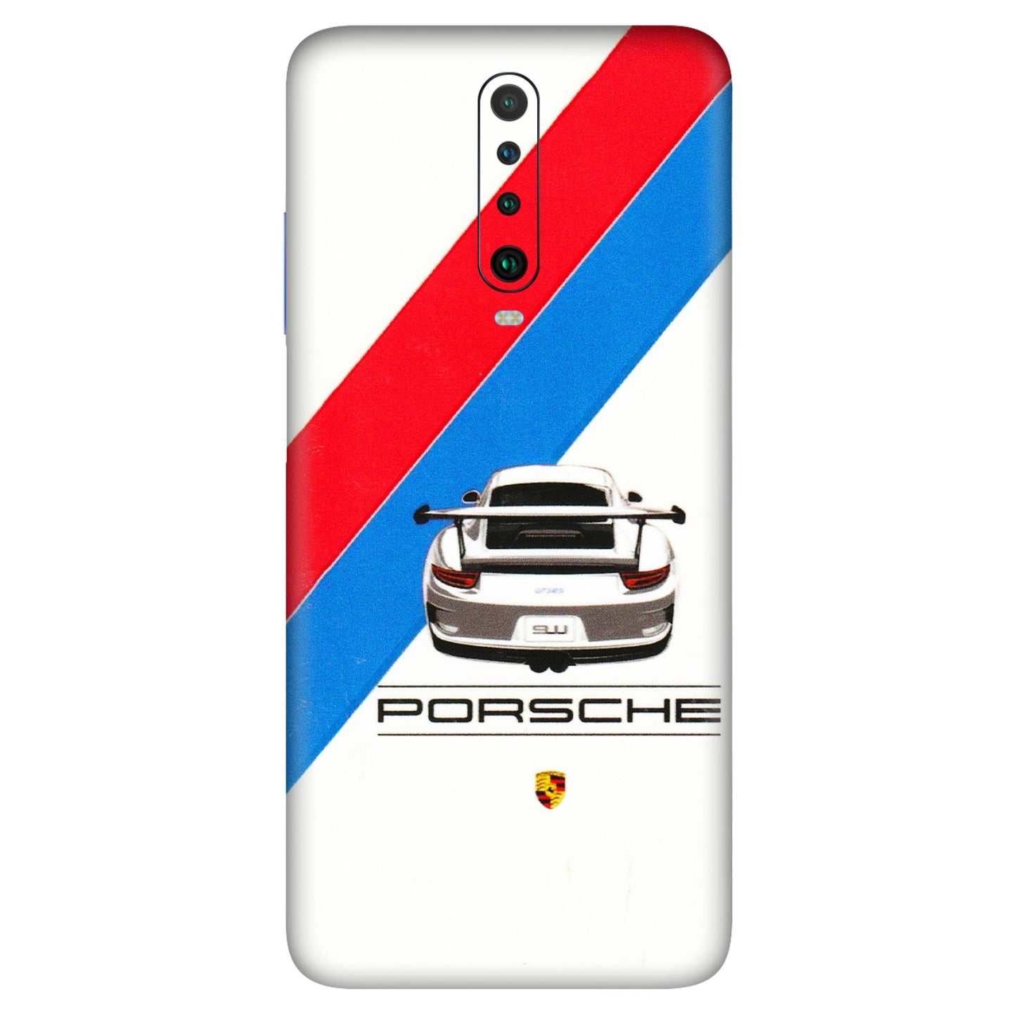 POCO Phone Skins (All Models) - Porche Car Sober Logo - 3D Embossed Finish (L-248) Poco X2