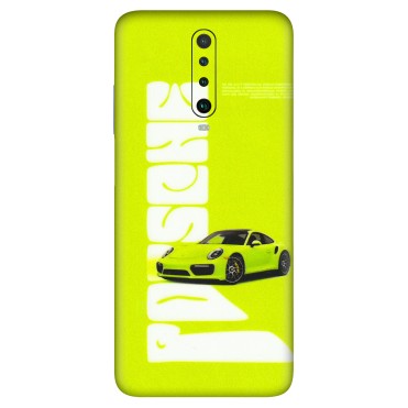 POCO Phone Skins (All Models) - Lime Green Porche - 3D Embossed Finish (L-30) Poco X2