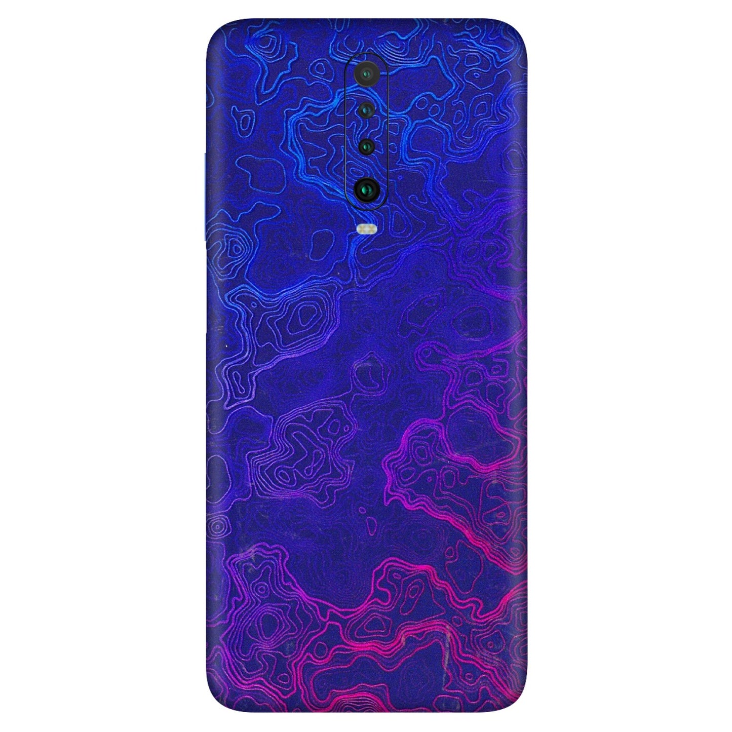 POCO Phone Skins (All Models) - Purple Ripples Swirl - 3D Embossed Finish (L-314) Poco X2