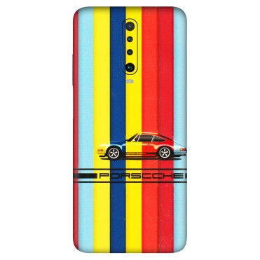 POCO Phone Skins (All Models) - Multicolour Porche - 3D Embossed Finish (L-39) Poco X2