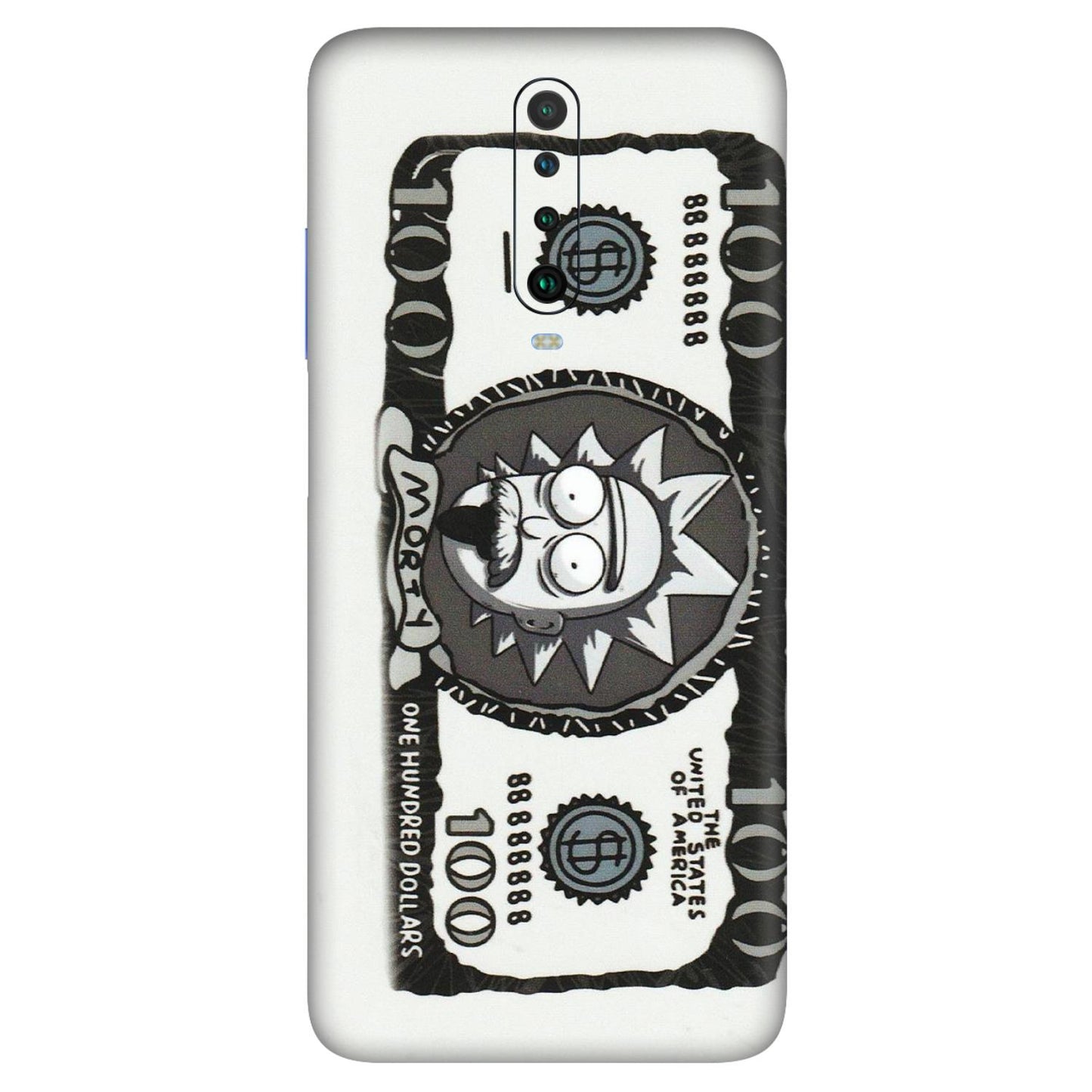 POCO Phone Skins (All Models) - Rick And Morty Hundred Dollar Anime - Matte Finish (M-161) Poco X2
