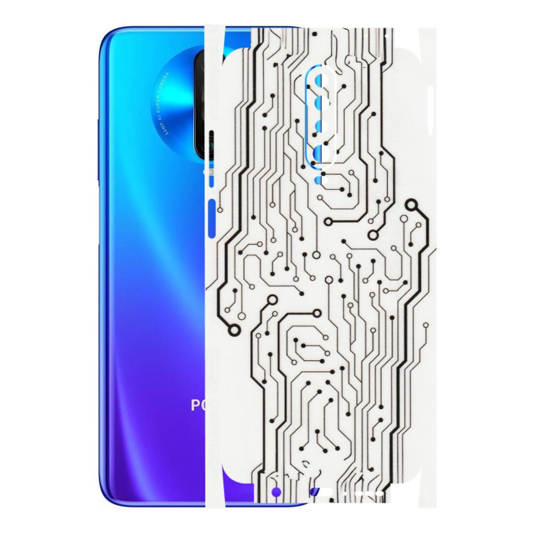 POCO Phone Skins (All Models) - Tech Circuits - Transparent Finish (T-03) Poco X2