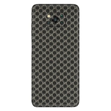 POCO Phone Skins (All Models) - Black G Print - 3D Embossed Finish (L-109) Poco X3