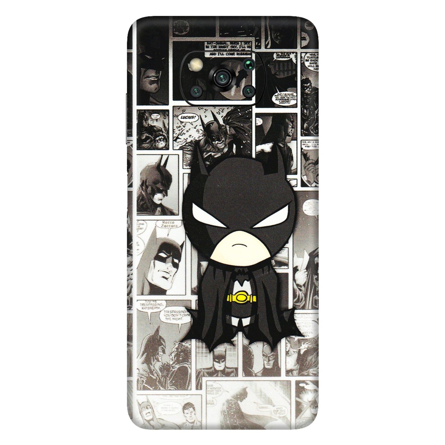 POCO Phone Skins (All Models) - Toon Batman - 3D Embossed Finish (L-182) Poco X3
