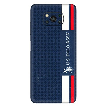 POCO Phone Skins (All Models) - US POLO Designer Brand - 3D Embossed Finish (L-65) Poco X3