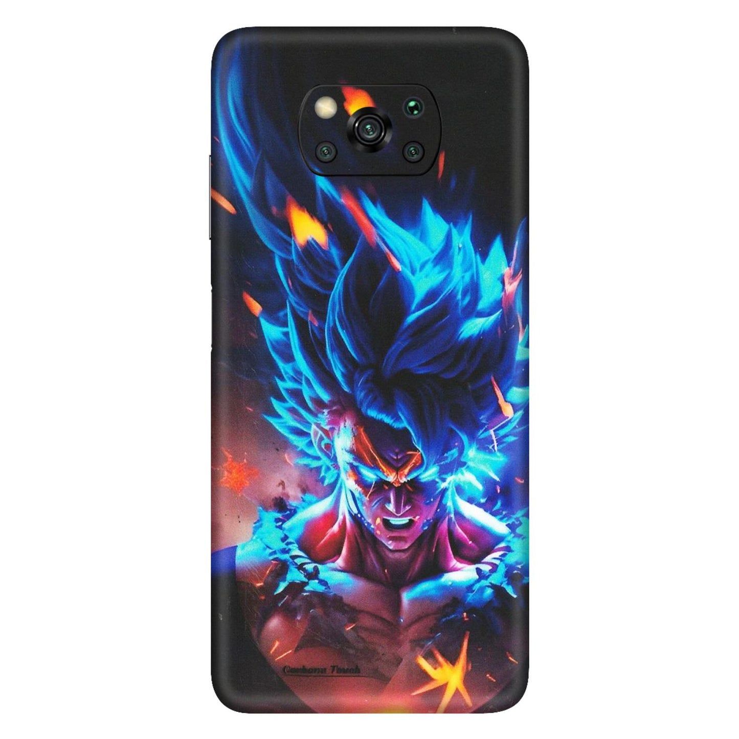 POCO Phone Skins (All Models) - Angry Goku Dragon Ball Anime - Matte Finish (M-150) Poco X3
