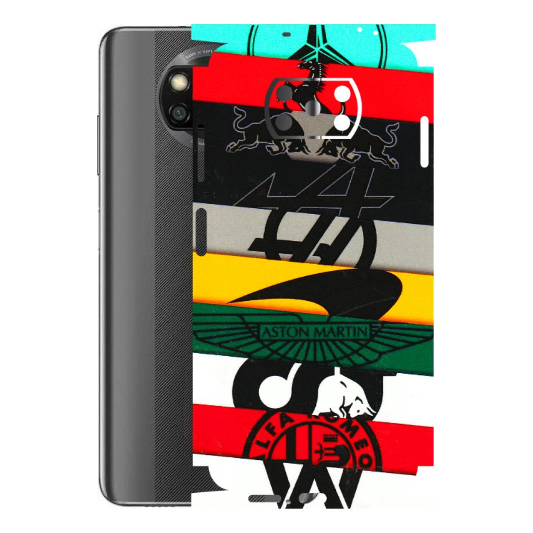POCO Phone Skins (All Models) - Multi Designer Brands - 3D Embossed Finish (L-187) Poco X3 NFC
