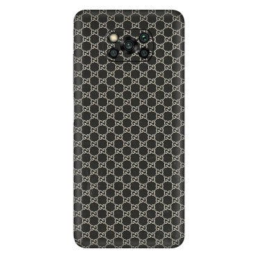 POCO Phone Skins (All Models) - Black G Print - 3D Embossed Finish (L-109) Poco X3 PRO