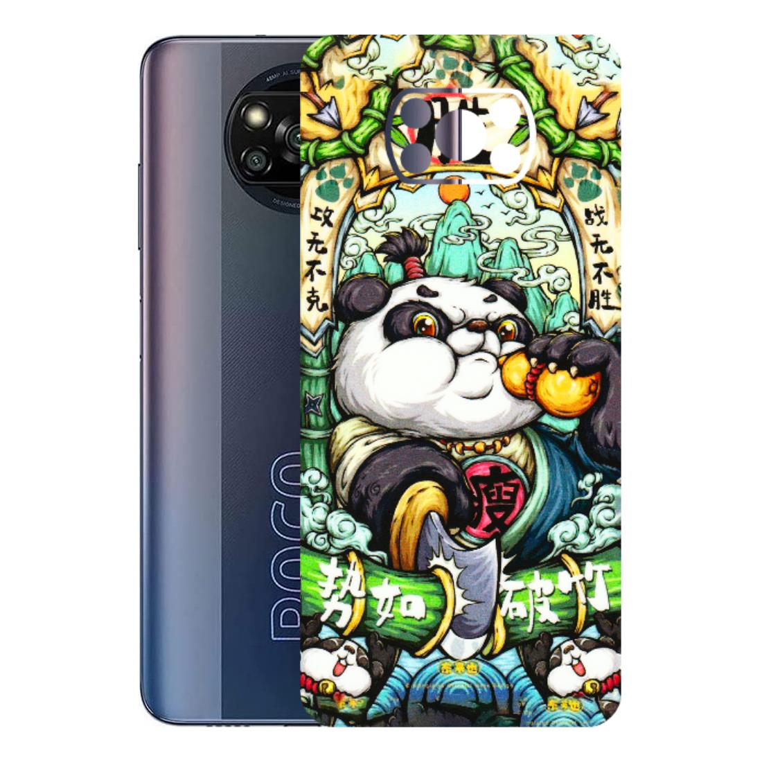 POCO Phone Skins (All Models) - Royal Rich Panda - 3D Embossed Finish (L-170) Poco X3 PRO