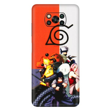 POCO Phone Skins (All Models) - Naruto Final Fight - 3D Embossed Finish (L-33) Poco X3 PRO